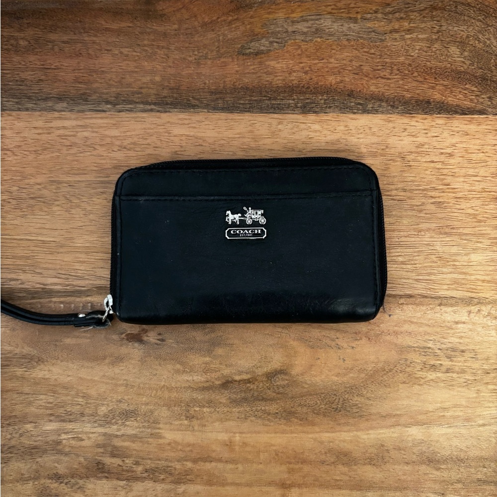 Coach Black Women's Zip Wallet